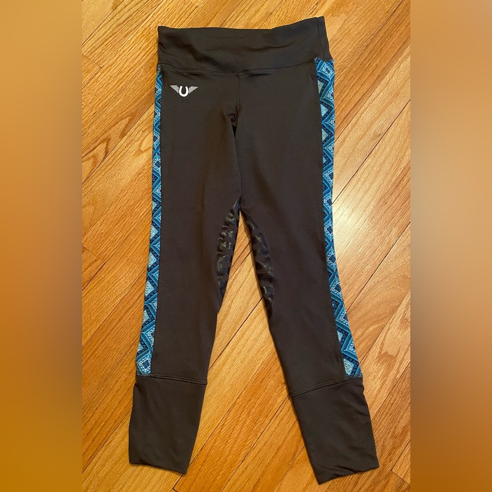 Tuffrider girls, size medium, charcoal grey